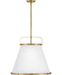Lark 3-Light Large Pendant in Lacquered Brass