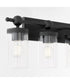 Tamara Day's Lee Boulevard 4-light Bath Vanity Light Matte Black