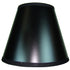 10"W x 8"H Black Parchment Empire Hardback Lampshade