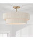 Delaney 4-Light Pendant Matte Brass