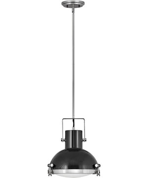Nautique 1-Light Medium Pendant in Polished Nickel