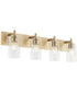 Fallstaff 4-light Bath Vanity Light Aged Brass
