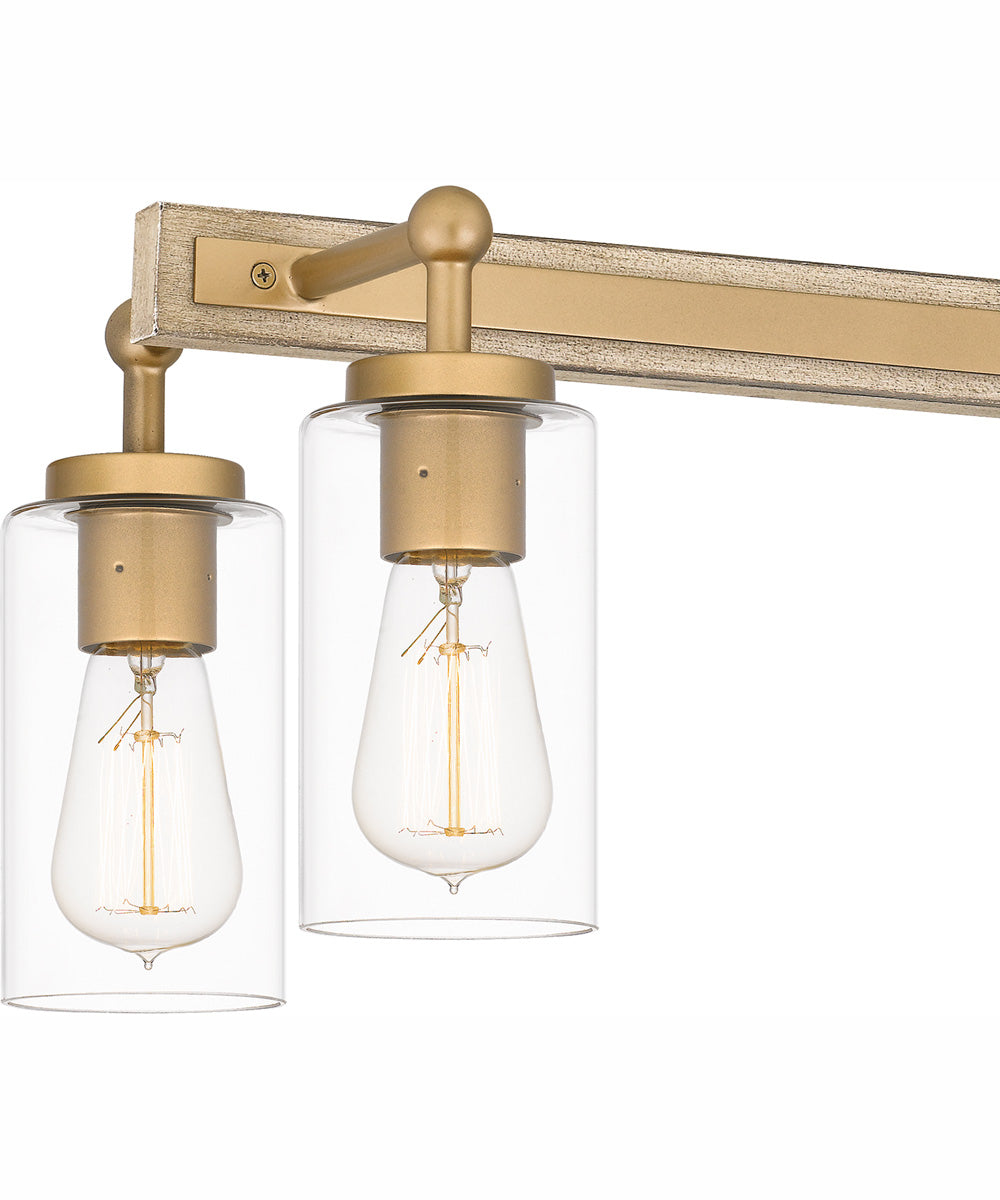 Kelleher Small 6-light Island Light Nouveau Painted Weathered Brass