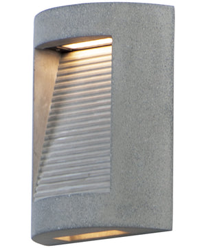 8"W Boardwalk LED Outdoor Wall Sconce Greystone