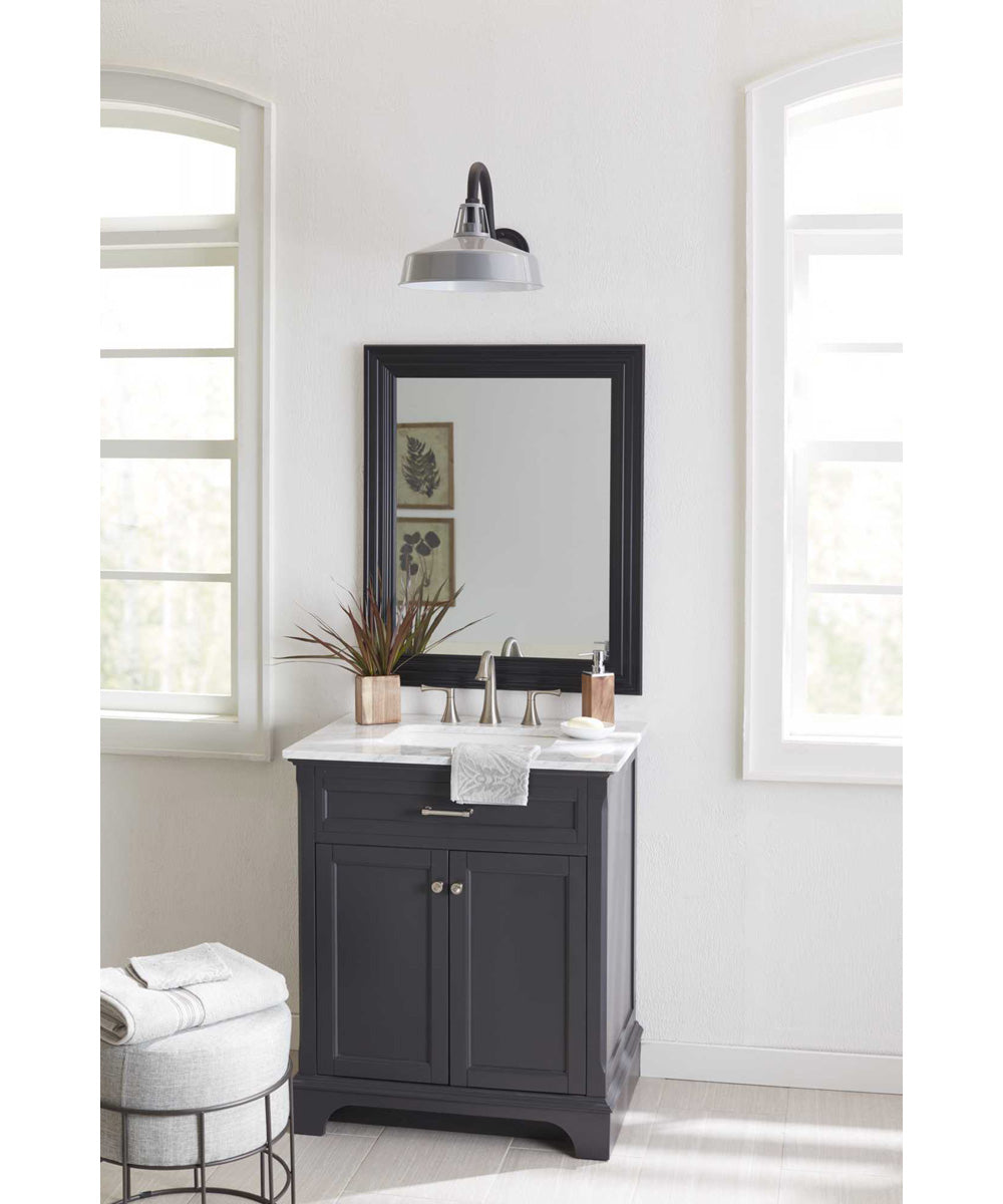 Cedar Springs 1-Light Extra Large Wall Lantern Metallic Gray