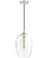 Nostalgia Small 1-light Mini Pendant Polished Nickel
