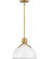 Argo 1-Light Small Pendant in Polished White