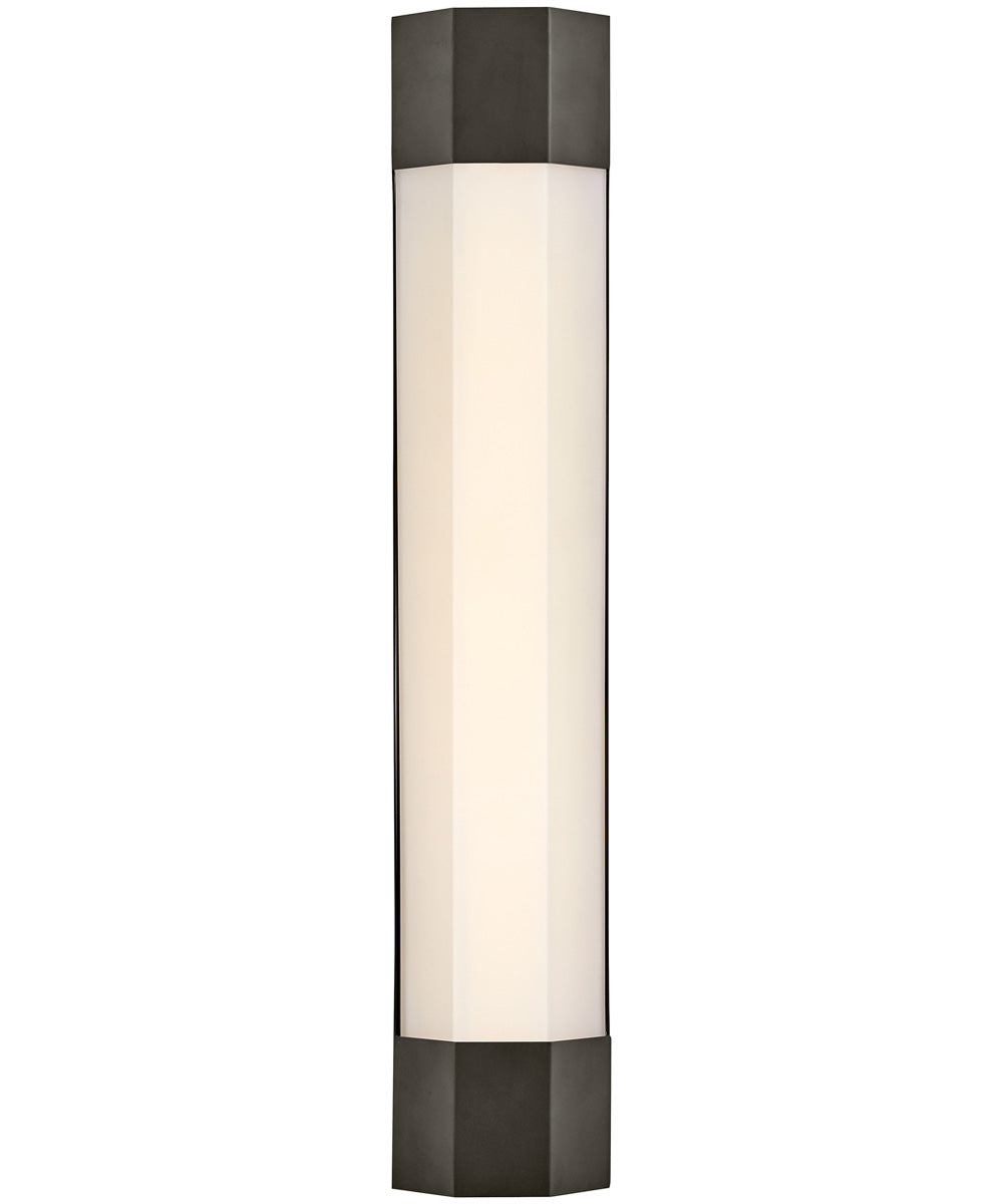 Facet LED-Light Large Sconce in Black Oxide