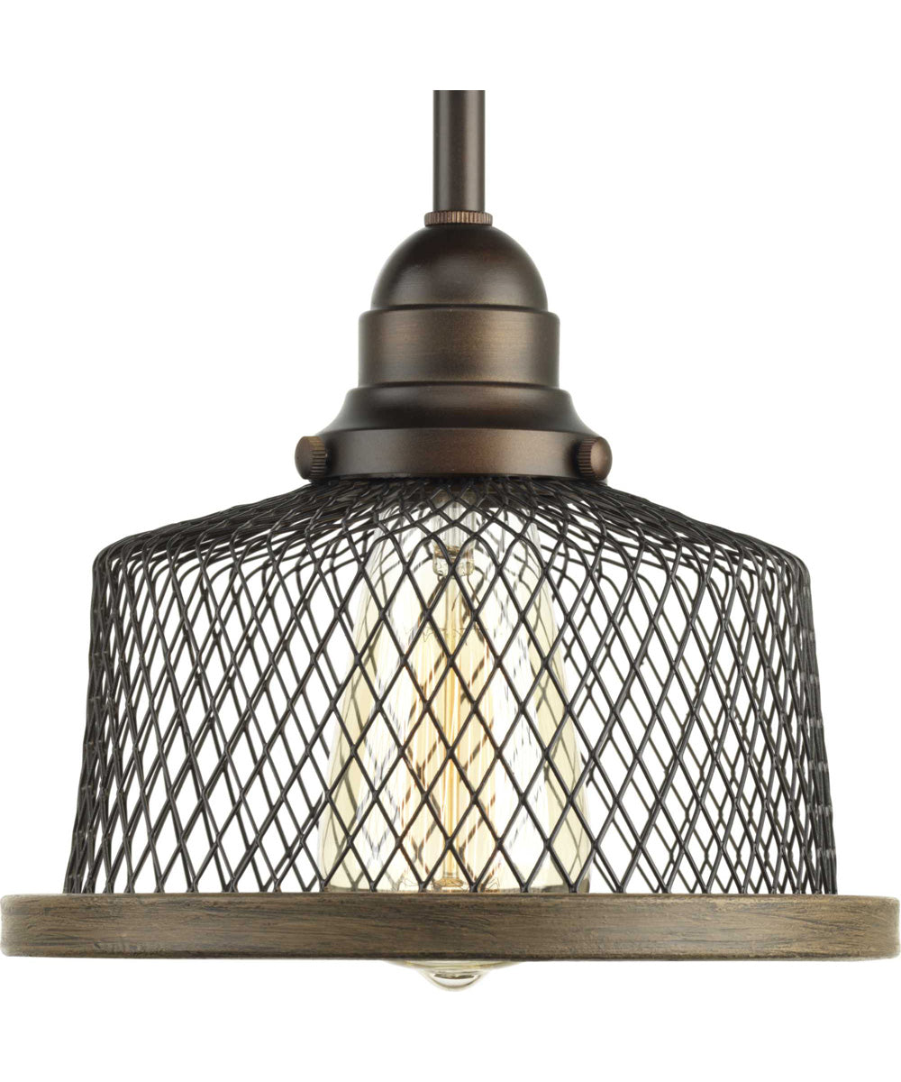 Tilley 1-Light Coastal Pendant Light Antique Bronze