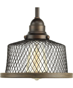 Tilley 1-Light Coastal Pendant Light Antique Bronze
