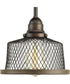 Tilley 1-Light Coastal Pendant Light Antique Bronze