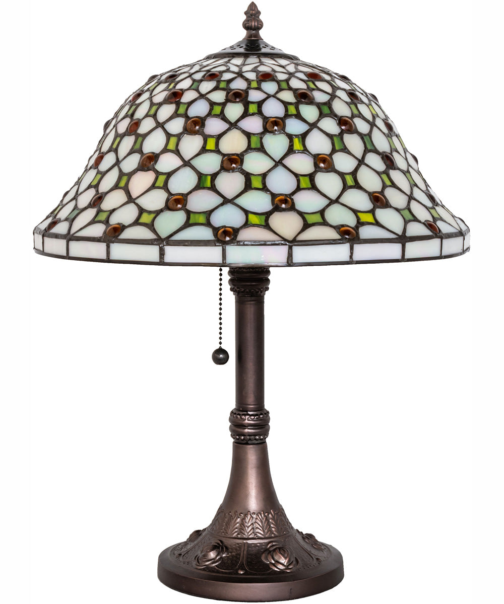 19" High Diamond & Jewel Table Lamp