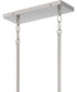 Camilla Medium 4-light Island Light Brushed Nickel