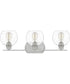 Pruitt Large 3-light Bath Light Brushed Nickel