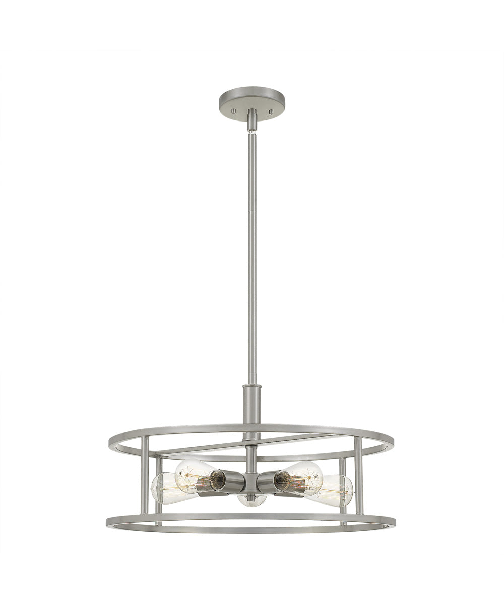 New Harbor 5-light Pendant Brushed Nickel