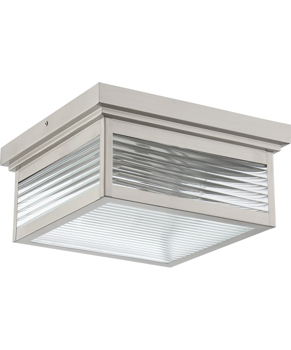 Gardner 2-light Flush Mount Stainless Steel