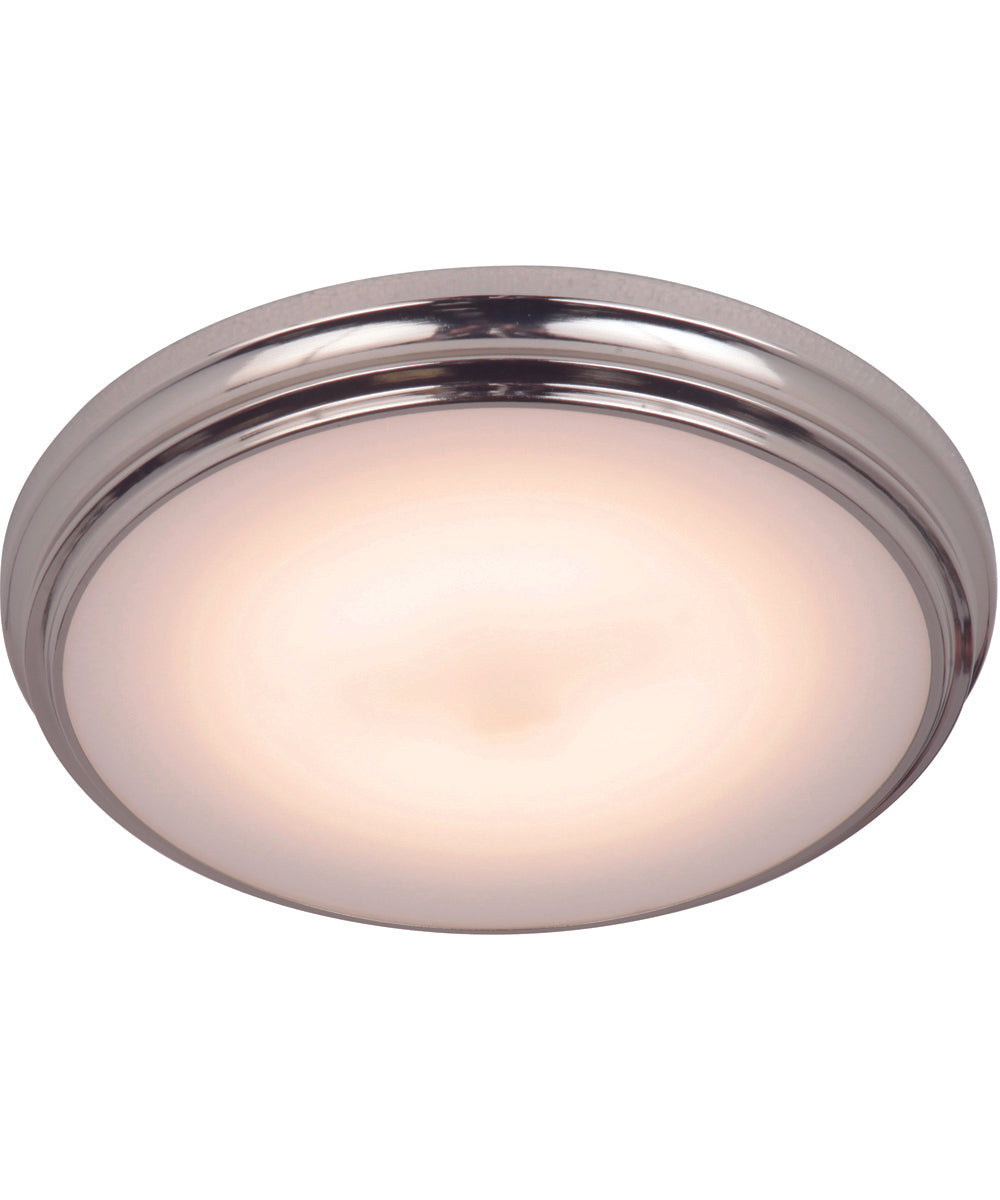 X66 1-Light LED Flushmount Brushed Polished Nickel