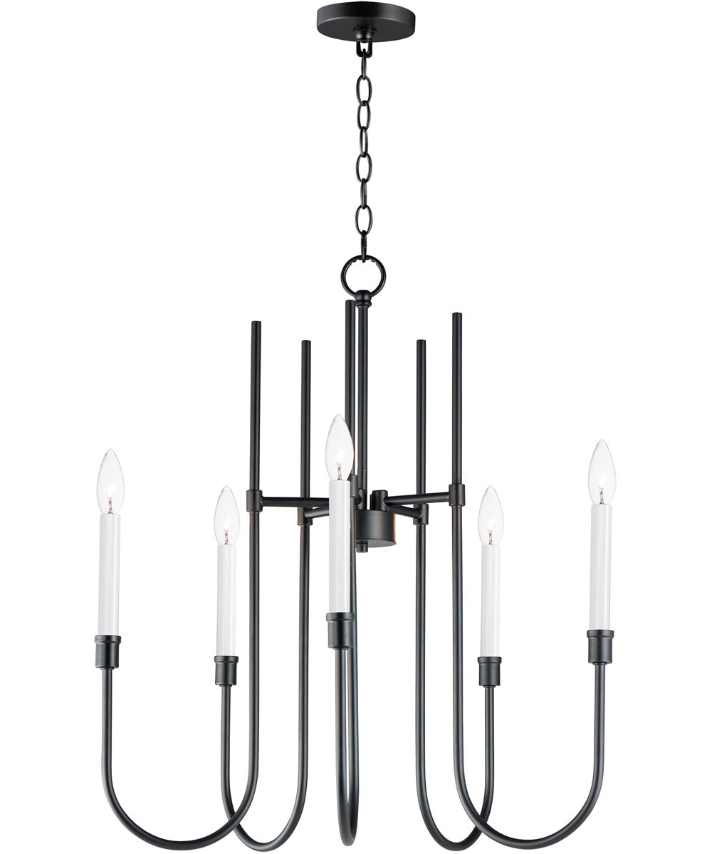 Tux 5-Light Chandelier Black