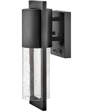 Shelter 1-Light LED Extra Small Wall Mount Lantern in Black