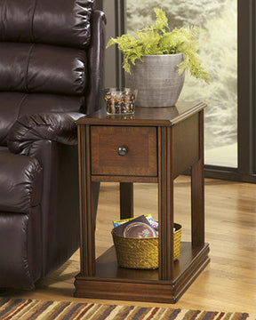 23"H Breegin Chair Side End Table Brown