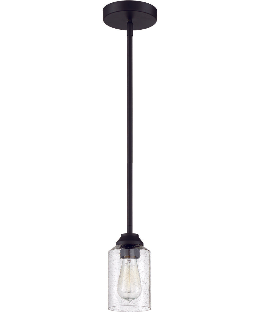 Chicago 1-Light Mini Pendant Flat Black