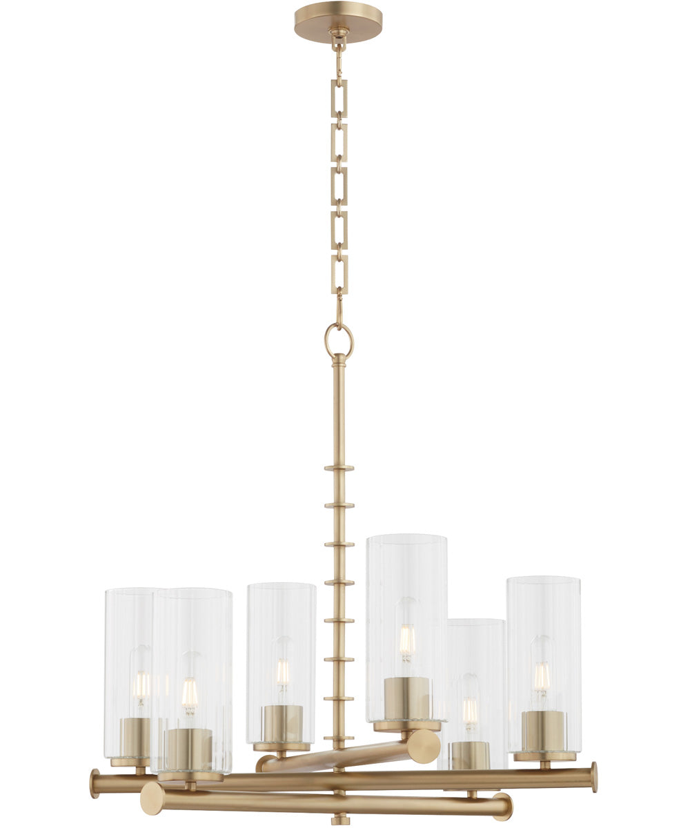 Tamara Day's Mercier 6-light Chandelier Aged Brass
