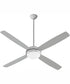 60" Expo 2-light Ceiling Fan Satin Nickel