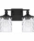 Colton 2-Light Vanity Matte Black