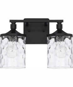 Colton 2-Light Vanity Matte Black