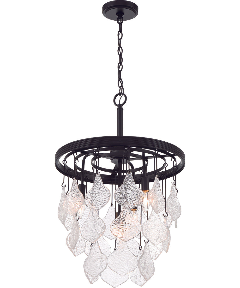 Vesi 4-Light Pendant Flat Black