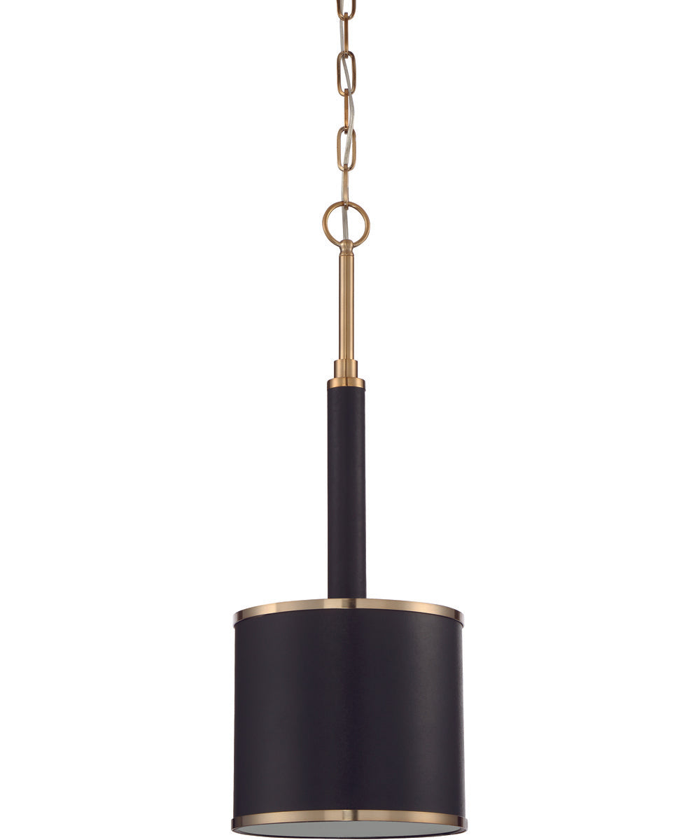 Quinn 1-Light Mini Pendant Satin Brass
