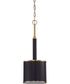 Quinn 1-Light Mini Pendant Satin Brass