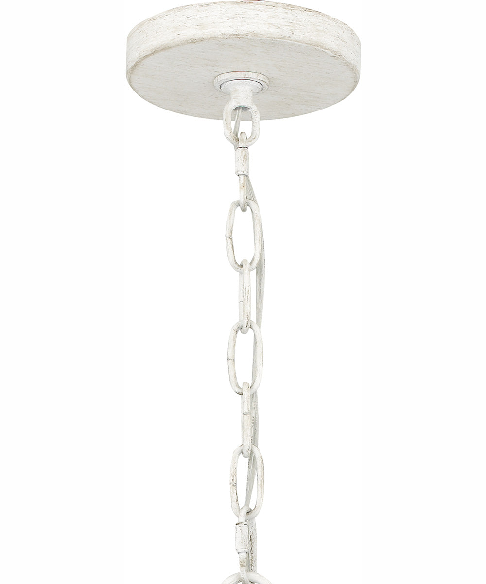 Adela 5-light Chandelier Antique White