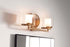 Rixon 2-Light Vanity in Heritage Brass