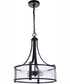 Elliot 5-Light Pendant Flat Black