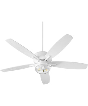 52" Breeze Patio 2-light LED Patio Indoor/Outdoor Ceiling Fan Studio White Studio White