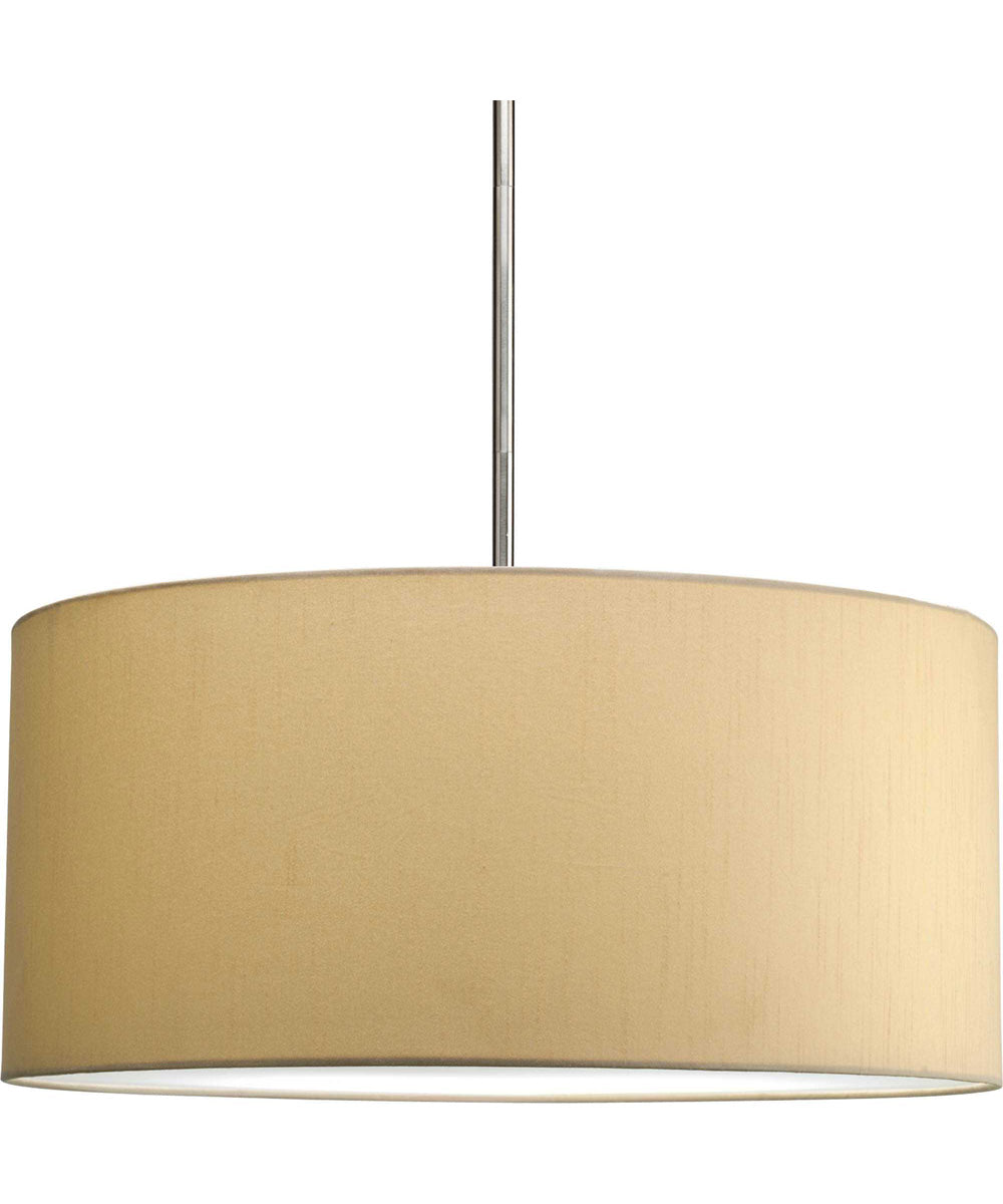 Markor 22" Drum Shade for Use with Markor Pendant Kit Beige Silk