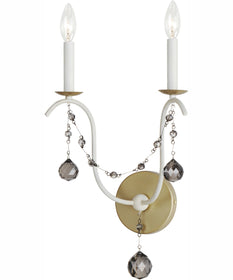 Formosa 2-Light Wall Sconce Ecru/Venetian Gold