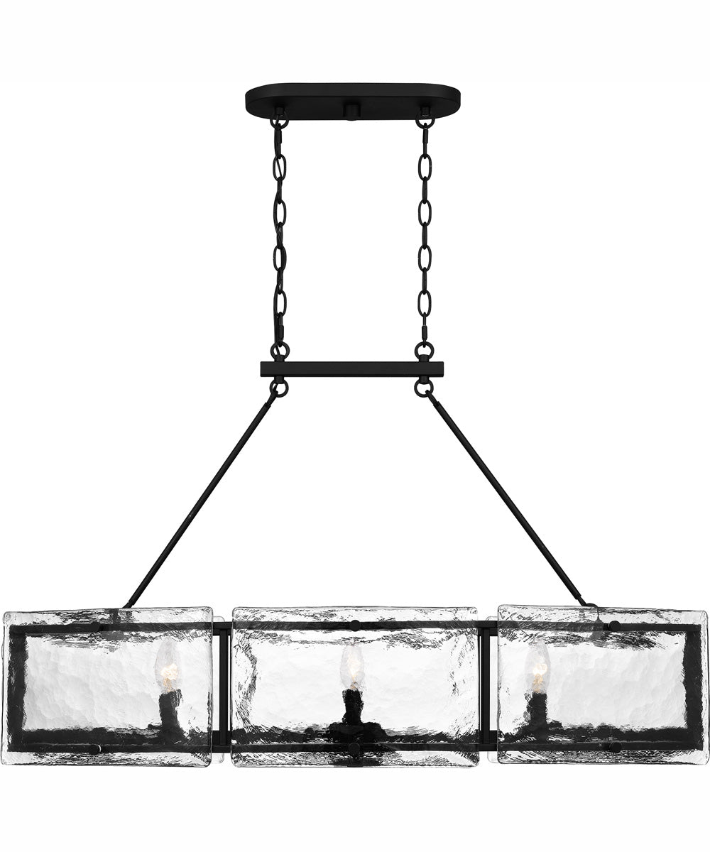 Fortress Medium 6-light Island Light Earth Black