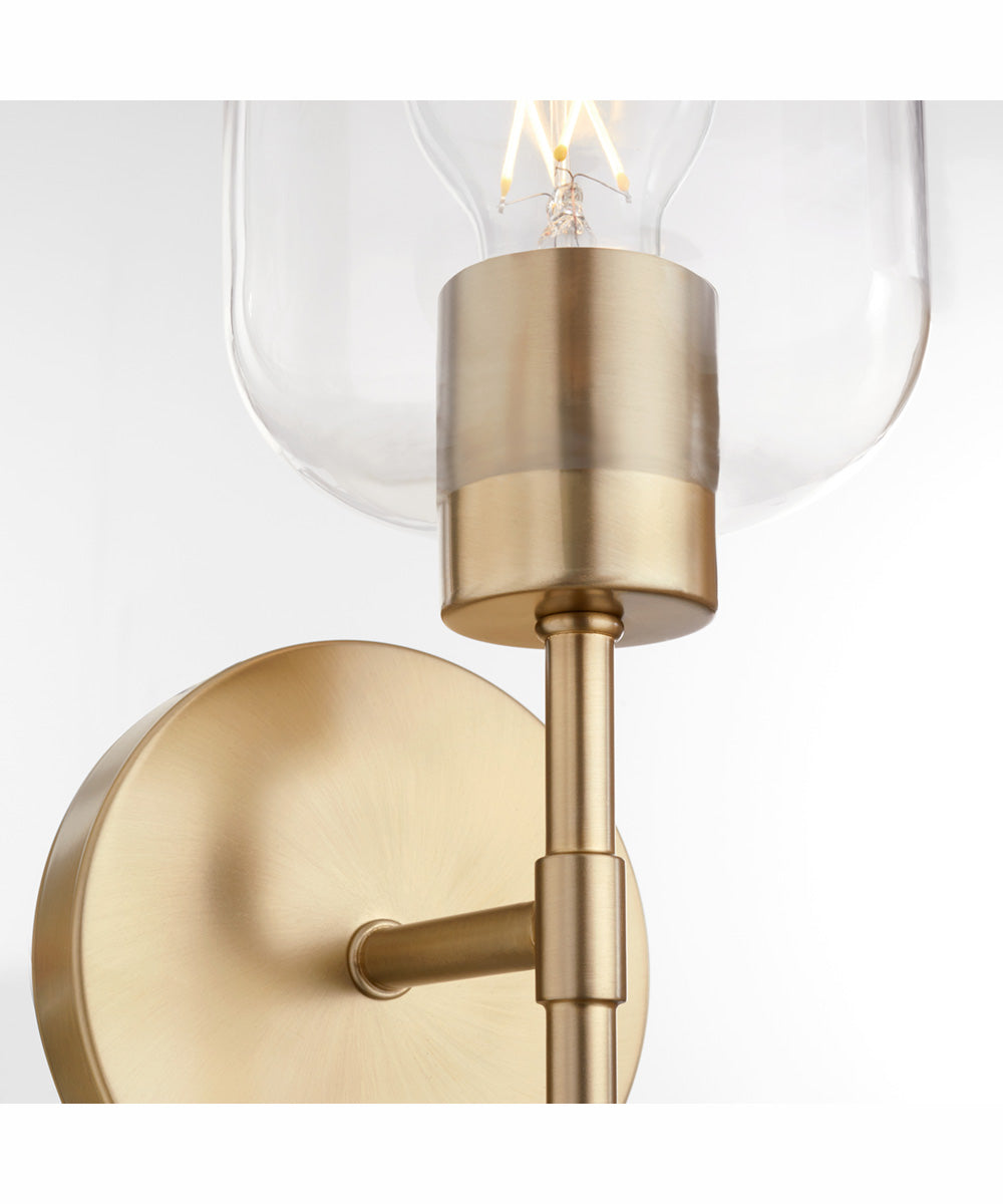 Tribute 1-light Wall Mount Light Fixture Aged Brass