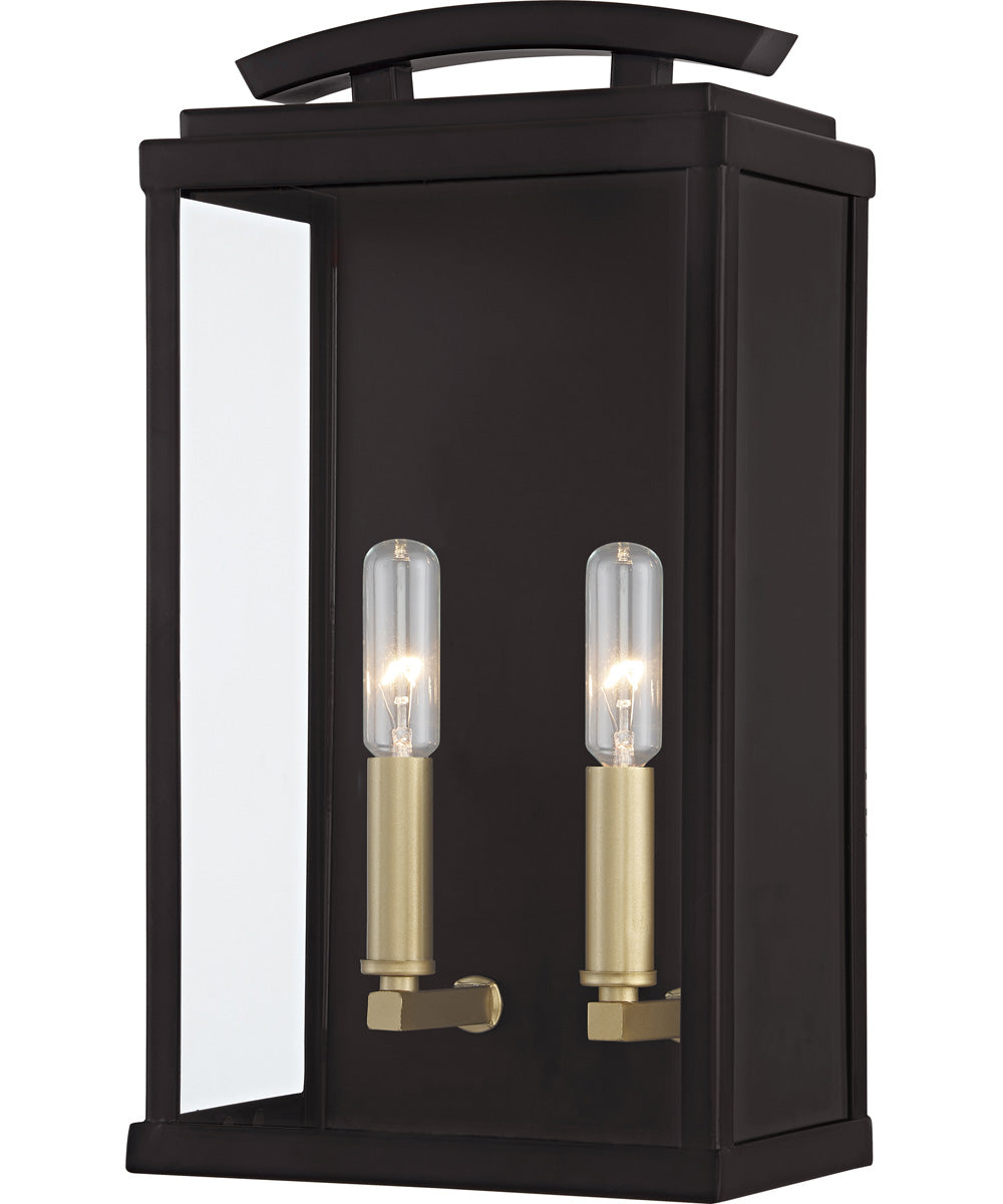 Alma Medium 2-light Outdoor Wall Light Western Bronze