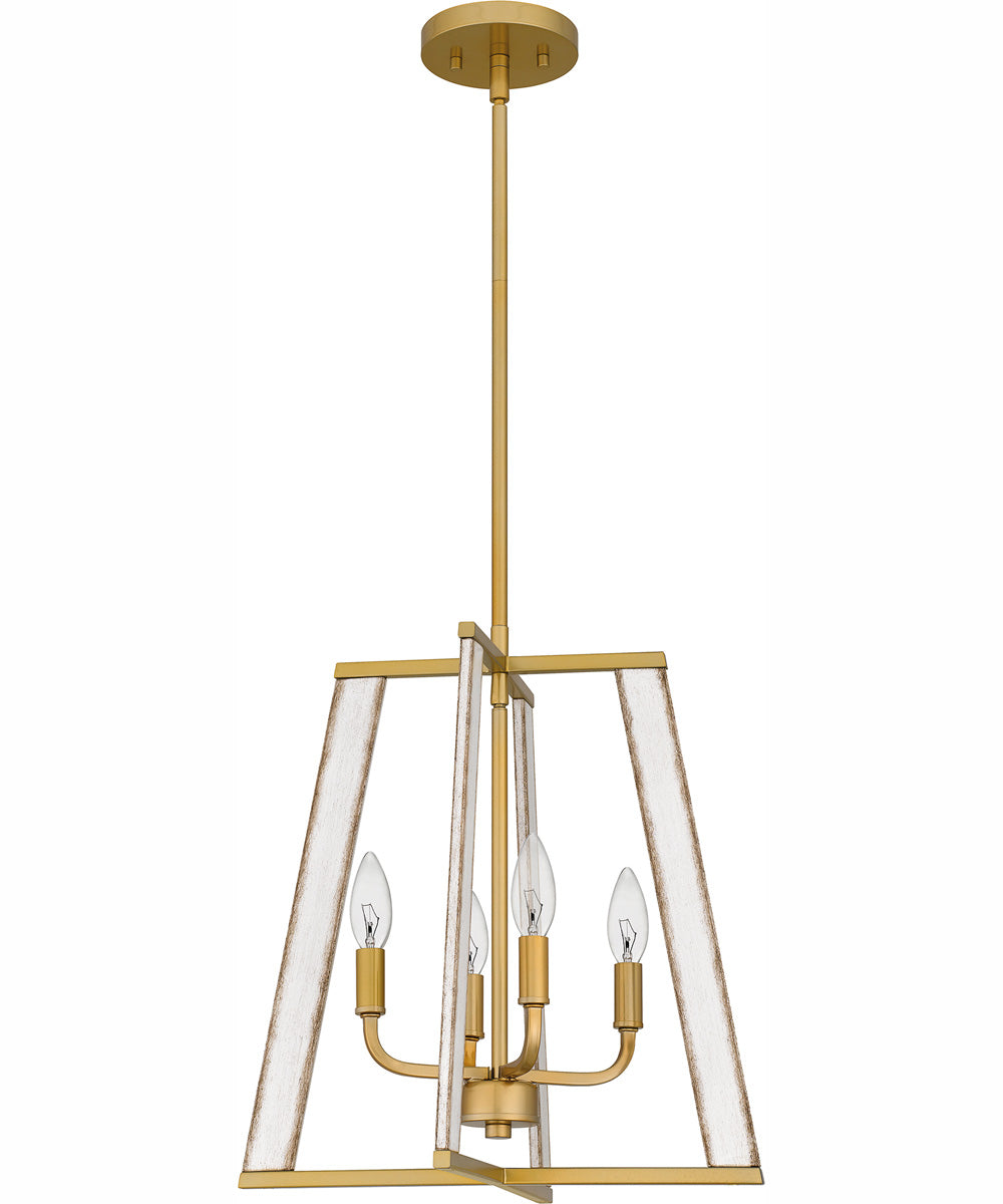 Mayline Large 4-light Pendant Light Gold