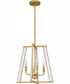 Mayline Large 4-light Pendant Light Gold