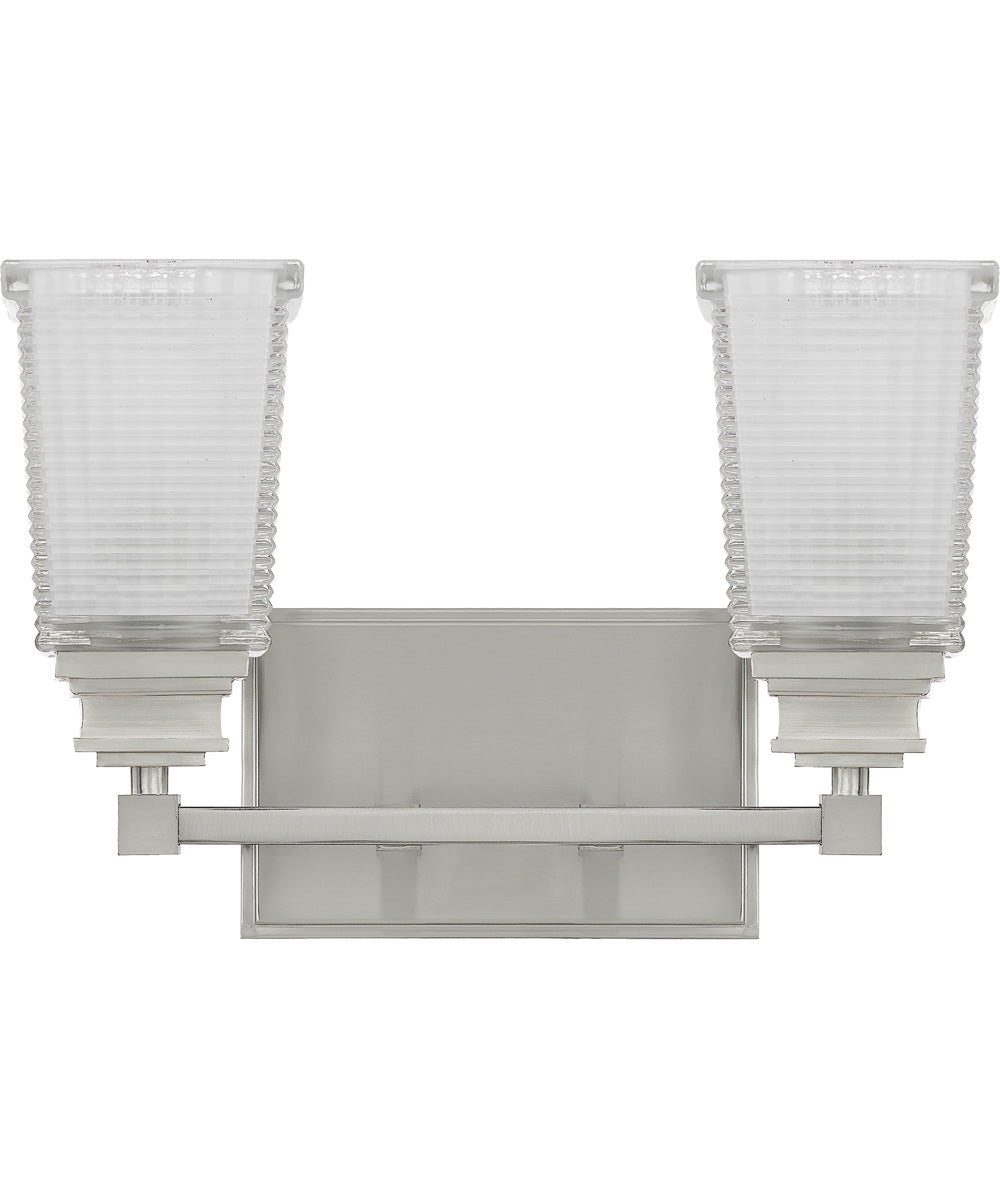 Sylvanus Medium 2-light Bath Light Brushed Nickel