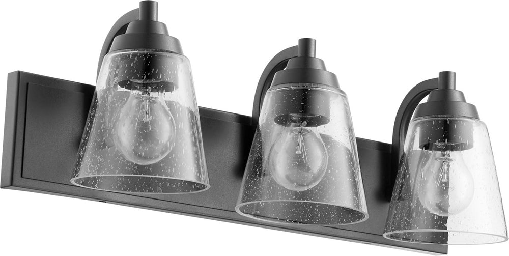 22"W 3-light Bath Vanity Light Noir