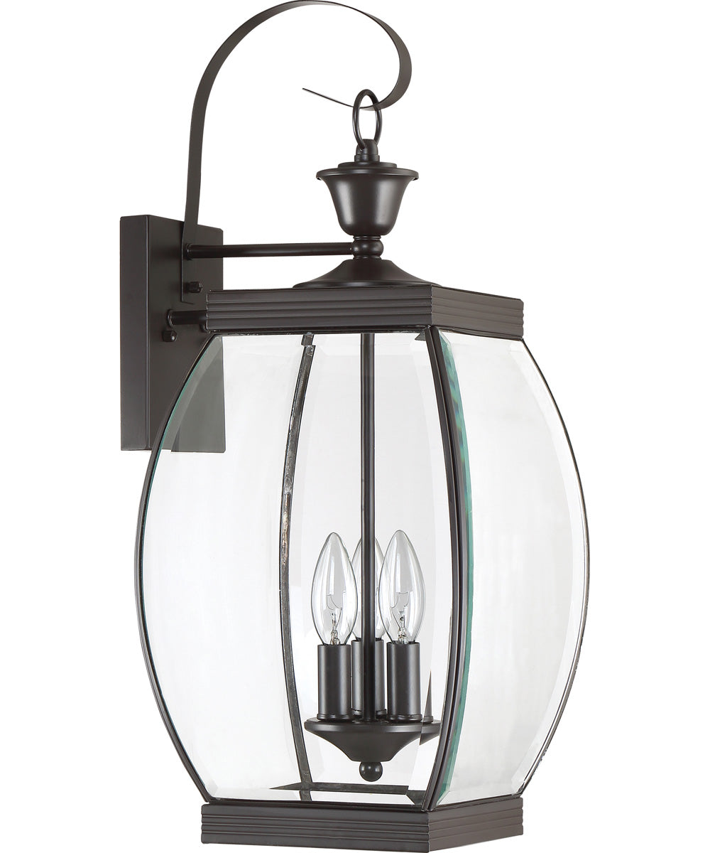 Oasis Large 3-light Outdoor Wall Light Medici Bronze