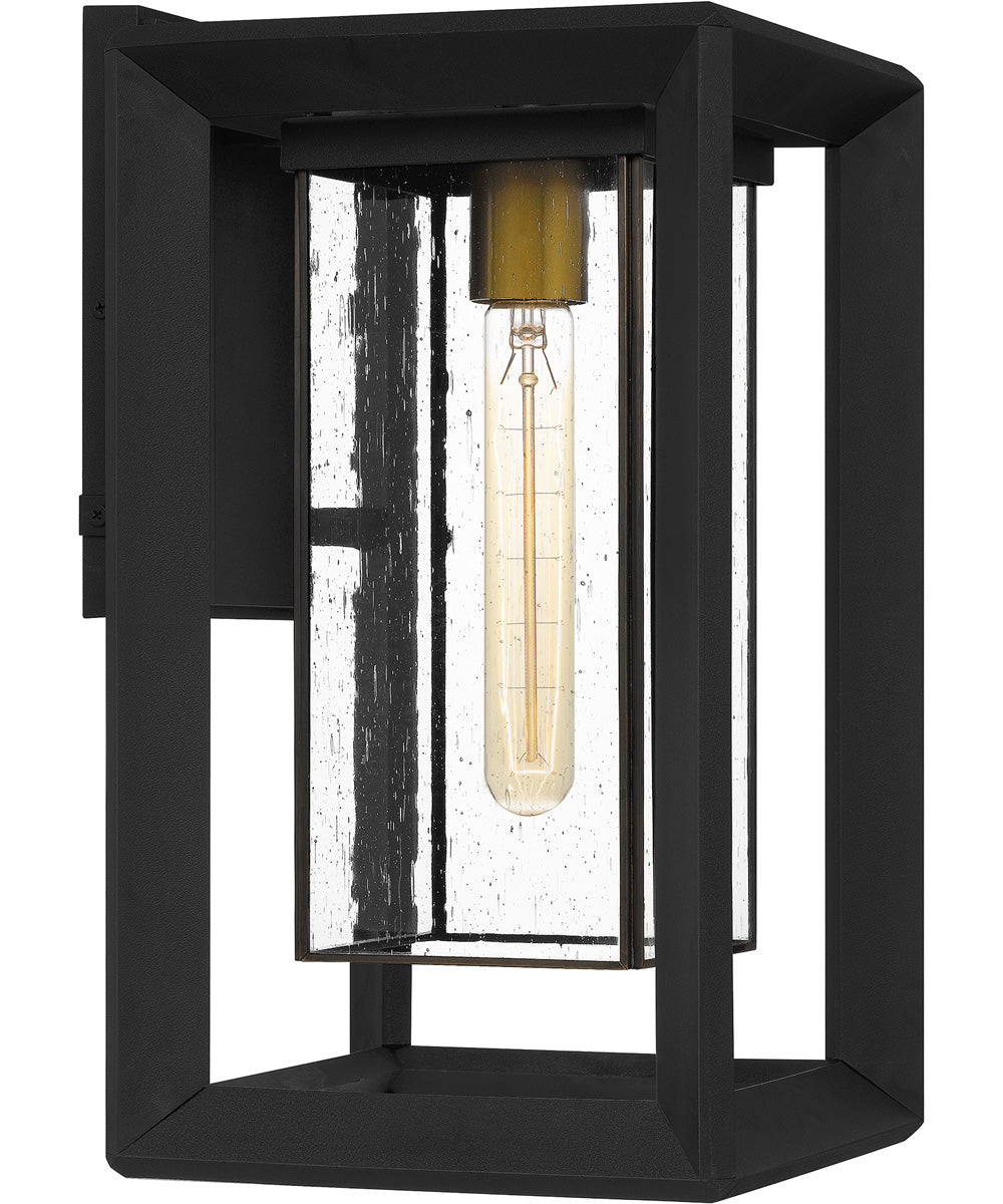 Infinger Large 1-light Outdoor Wall Light  Coastal Armour Earth Black