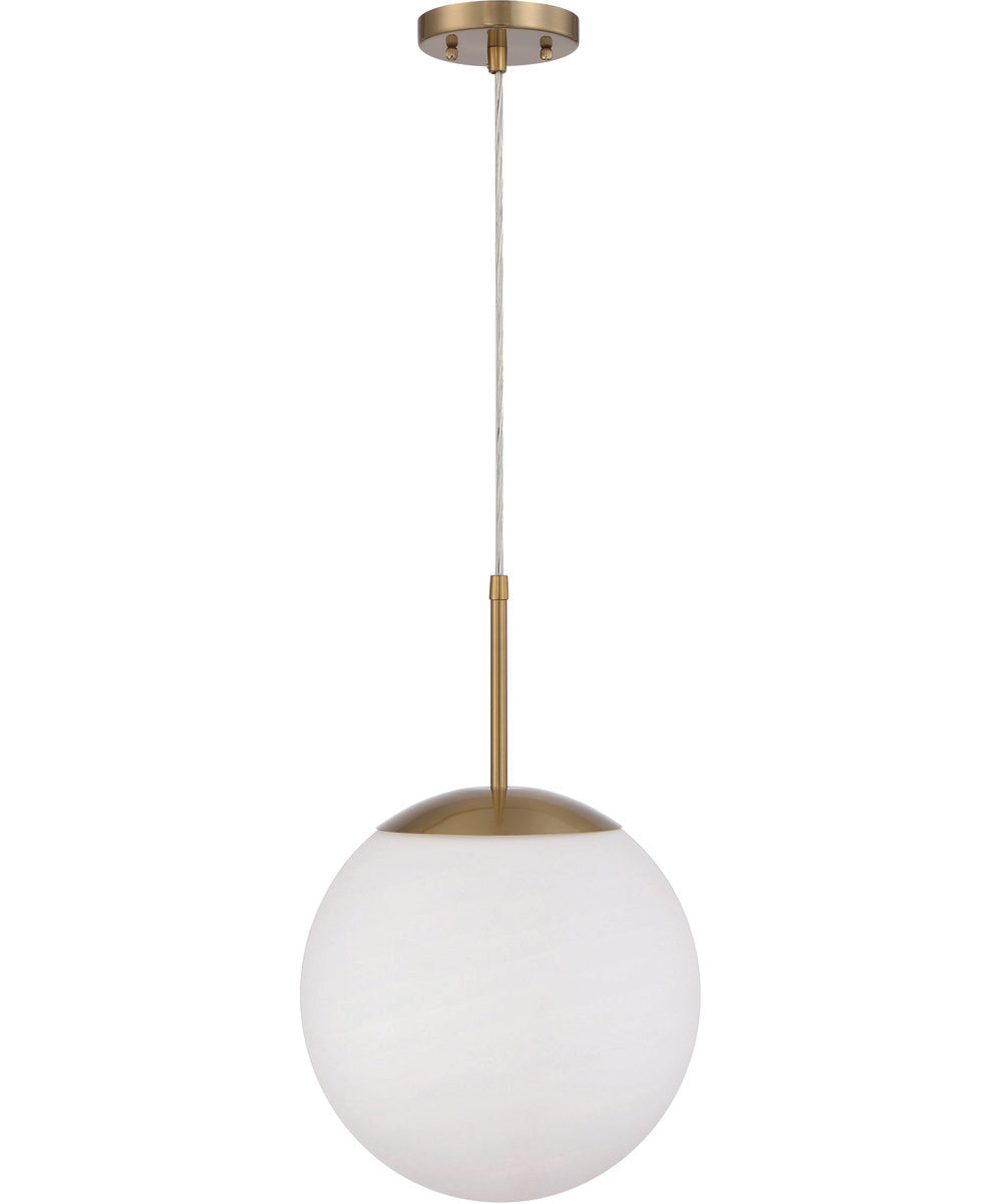 Gaze 1-Light Pendant Satin Brass