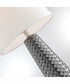 Muriel 2-Light 2 Pack-Table Lamp Grey Ceramichrome/ White Linen