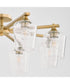 Veno 8-light Ceiling Flush Mount Aged Brass